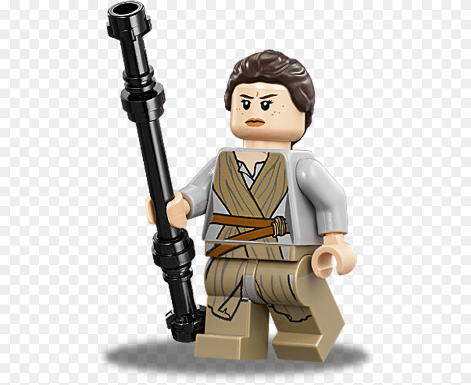 Lego Star Wars Rey Minifigure, Cannon, Weapon, Toy, Face Free Png Download