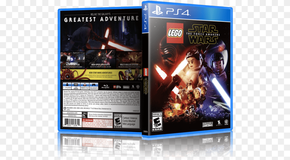 Lego Star Wars The Force Awakens Ps4 Cover, Advertisement, Poster, Adult, Person Free Png Download