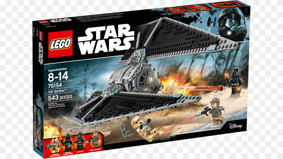 Lego Star Wars Tie Striker Cinelinx Movies Games Geek Lego Toy, Person, Aircraft, Transportation Free Png
