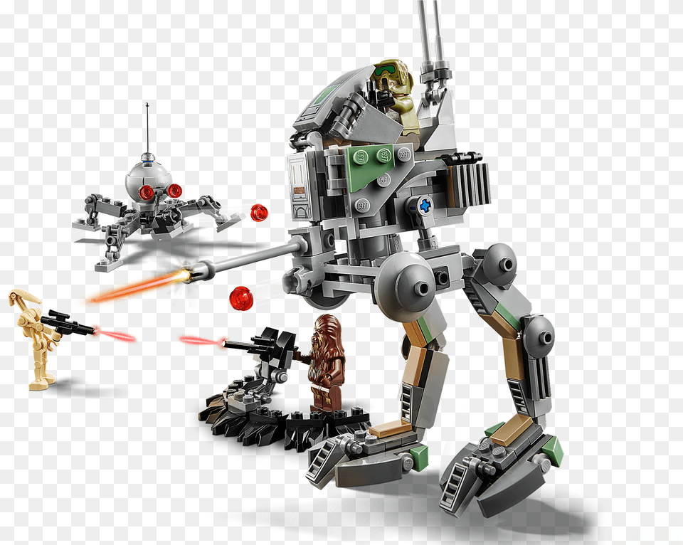 Lego Star Wars Tm 20th Anniversary Edition Clone Scout Lego Star Wars, Robot, Toy, Person Free Png Download