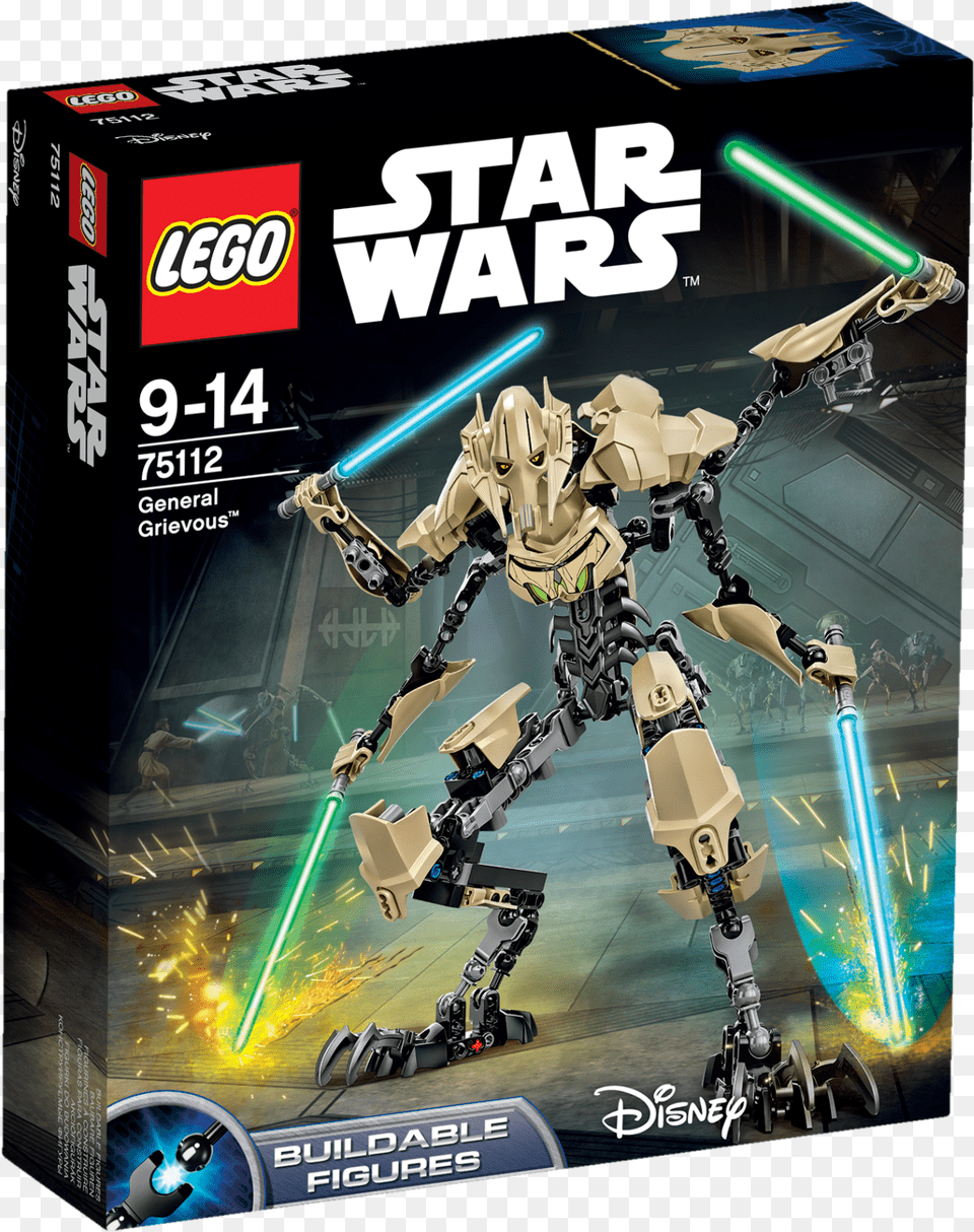 Lego Star Wars Toys General Grievous Star Wars Lego General Grievous, Robot, Person Free Png Download