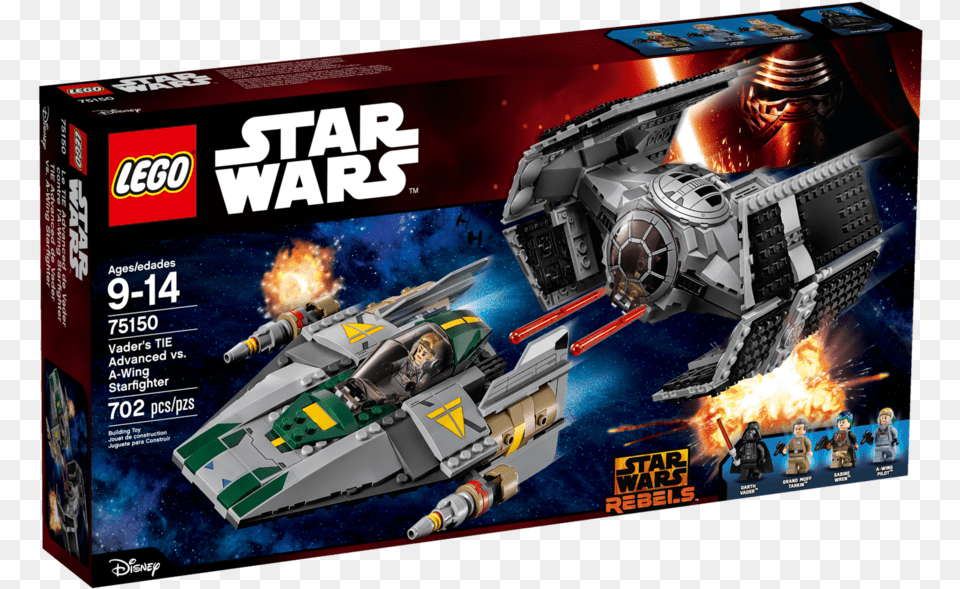 Lego Star Wars Vader39s Tie Advanced Vs, Person, Aircraft, Vehicle, Transportation Free Png