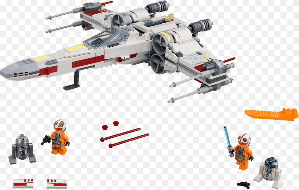 Lego Star Wars X Wing Starfighter, Toy, Aircraft, Spaceship, Transportation Free Png Download