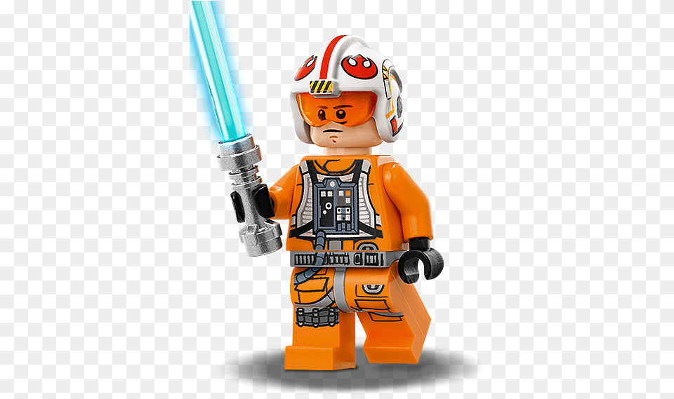 Lego Starwarscharacterslukeskywalker U2013 Kids Time Lego Star Wars Luke Skywalker, Baby, Person, Robot Free Png Download