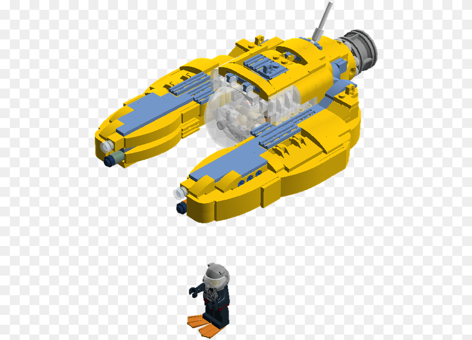 Lego Subnautica Sea Moth, Bulldozer, Machine, Vehicle, Aircraft Free Png