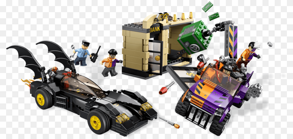 Lego Super Heroes Batmobile And The Two Face Chase Lego, Grass, Plant, Person, Buggy Free Png