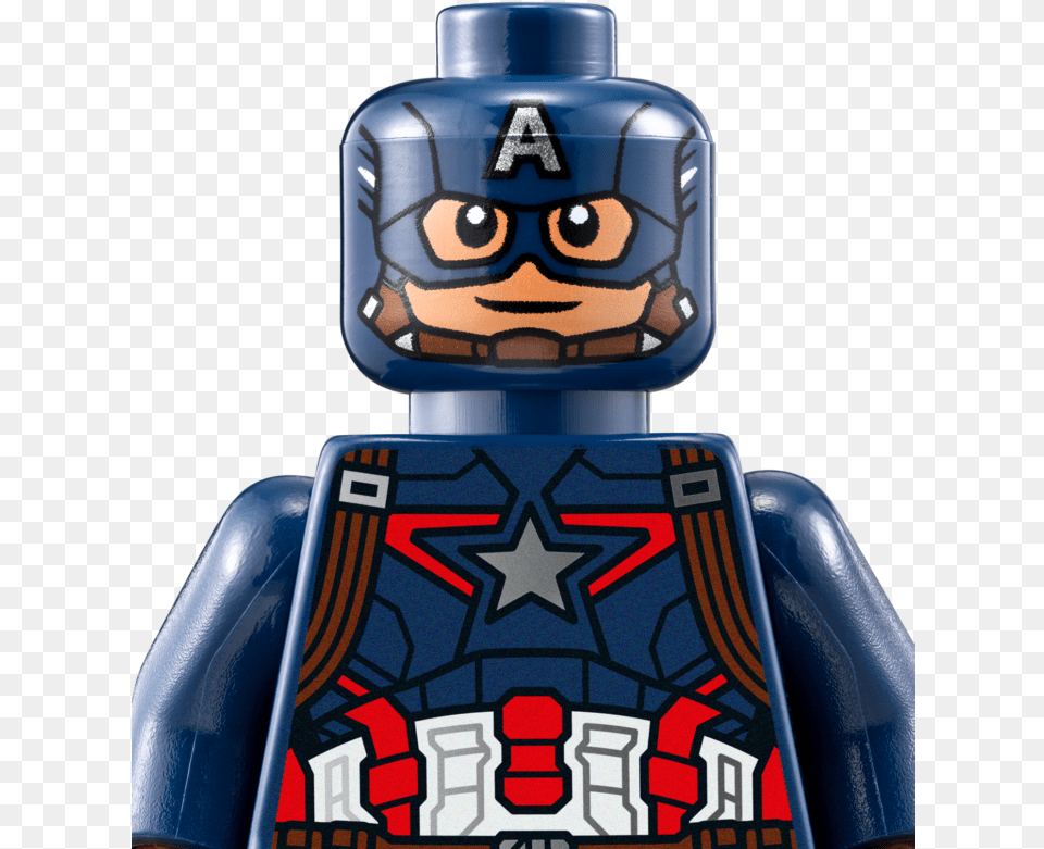 Lego Superheroes Lego Captain America Head, Toy, Face, Person, Robot Free Png
