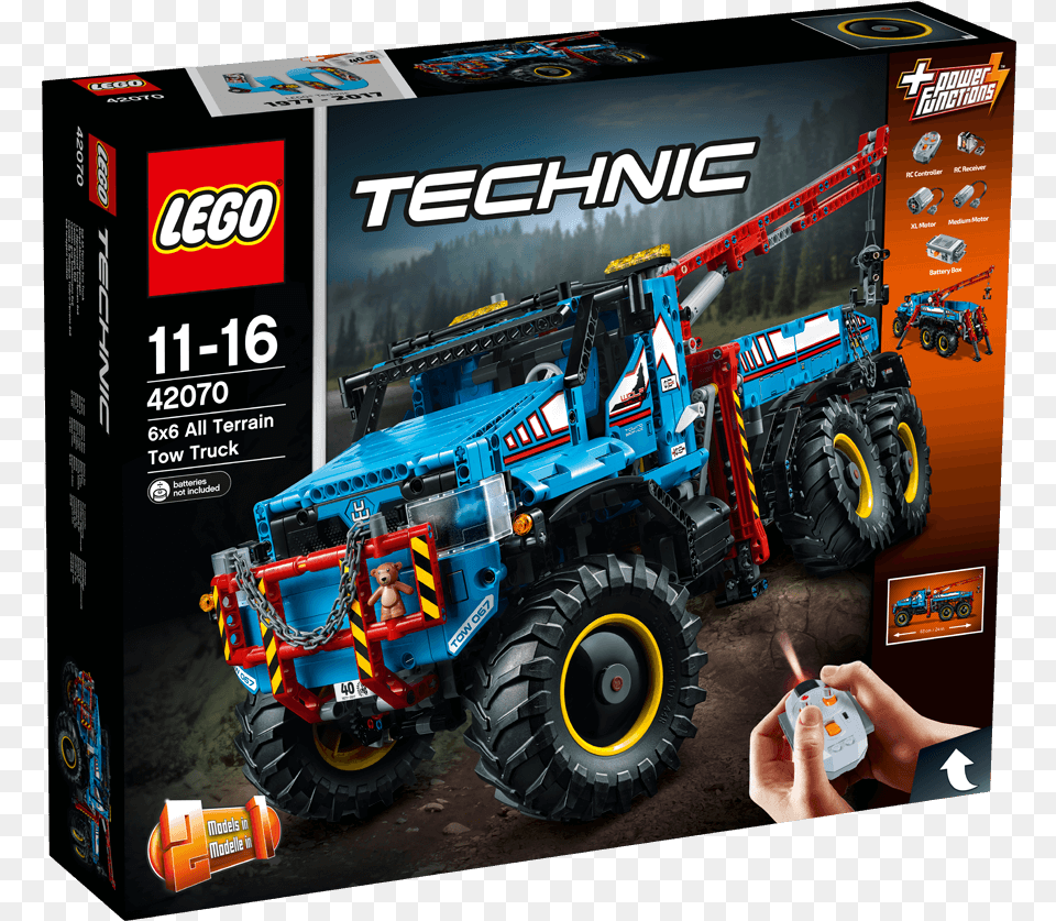Lego Technic All Terrain Tow Truck Lego Technic All Terrain Tow Truck, Machine, Wheel, Adult, Male Png Image