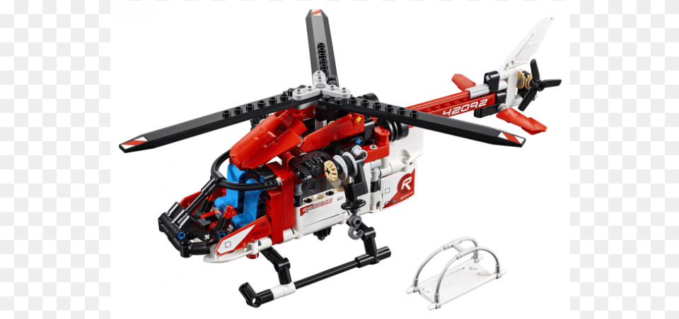 Lego Technic Rescue Helicopter, Aircraft, Transportation, Vehicle, Toy Free Png Download