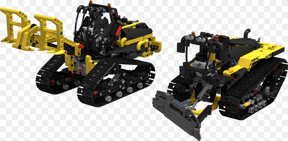 Lego Technic Set C Modell, Machine, Bulldozer Free Png