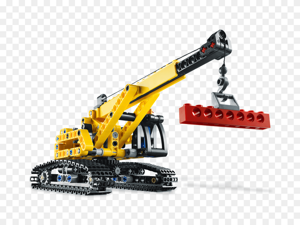 Lego Technic Toy Crane, Construction, Construction Crane, Bulldozer, Machine Png