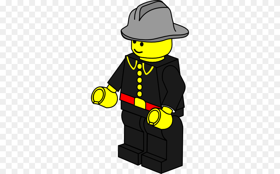 Lego Town Fireman Clip Art For Web, Clothing, Hat, Baby, Person Free Transparent Png