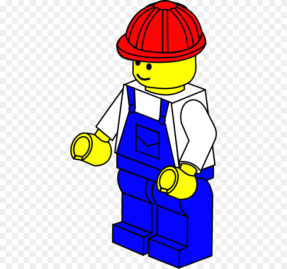 Lego Town Worker Clip Arts For Web, Clothing, Hardhat, Helmet, Baby Png Image