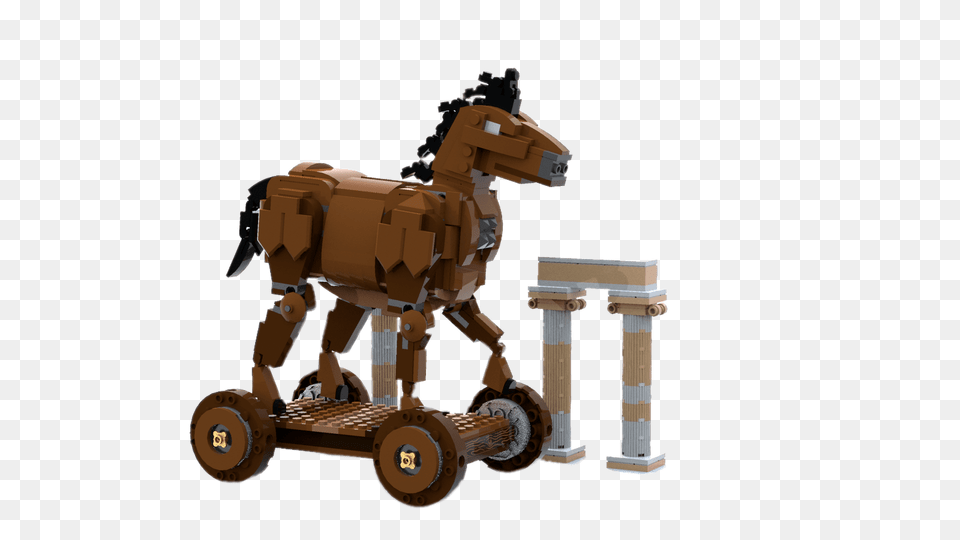 Lego Trojan Horse, Animal, Mammal, Bulldozer, Machine Free Png