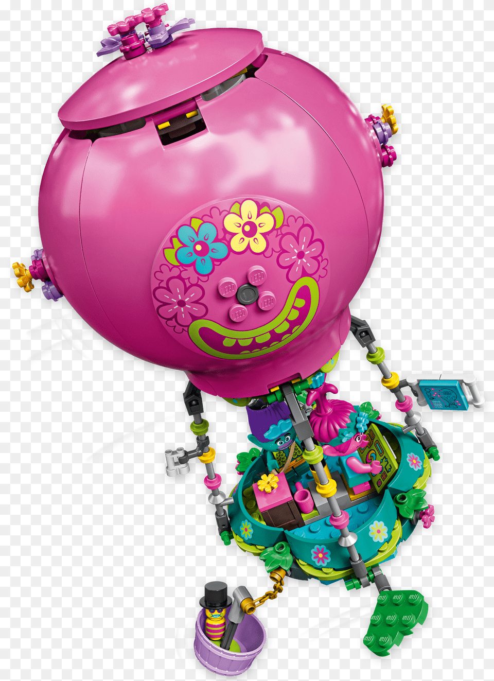 Lego Trolls Poppyquots Hot Air Balloon Adventure, Toy Free Transparent Png