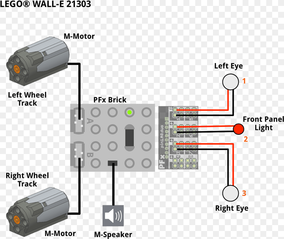 Lego Wall E Light, Adapter, Electronics Free Png