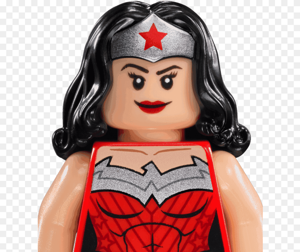 Lego Wonder Woman, Adult, Female, Person, Face Free Png Download