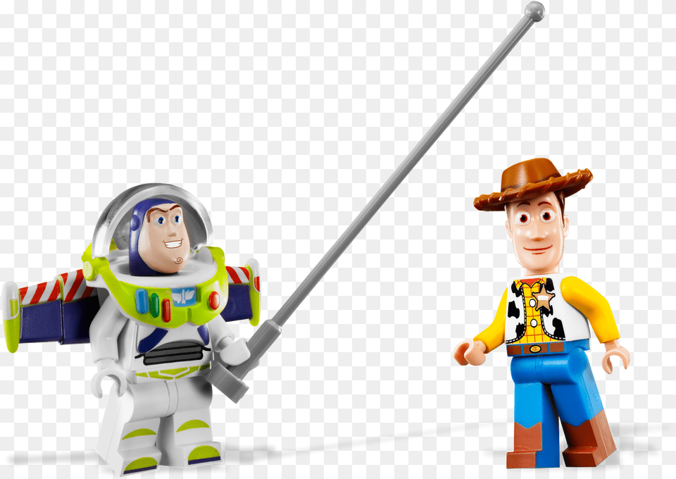 Lego Woody And Buzz, Figurine, Baby, Person, Sword Free Png Download