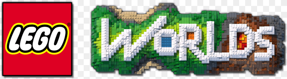 Lego Worlds Logo Lego Worlds Game Logo, Art Free Transparent Png