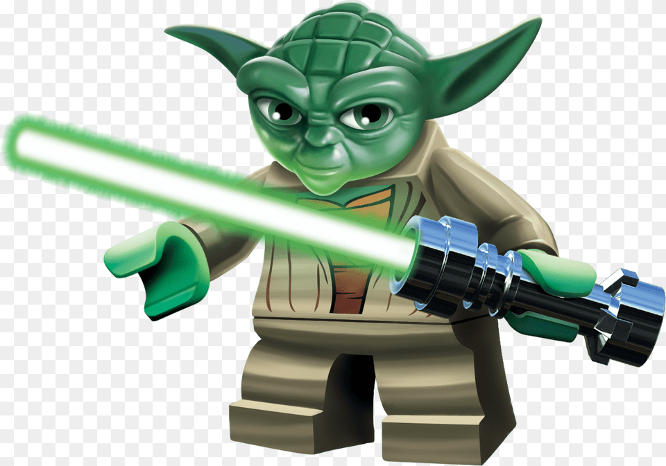 Lego Yoda, Green, Light, Adult, Female Png