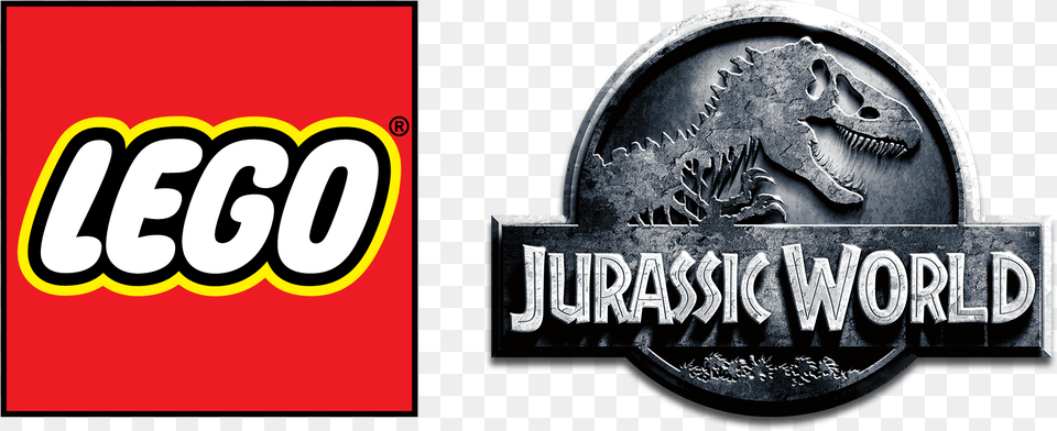 Legojurassicworldlogo Lego Jurassic World 2 Symbol, Logo, Animal, Dinosaur, Reptile Free Png