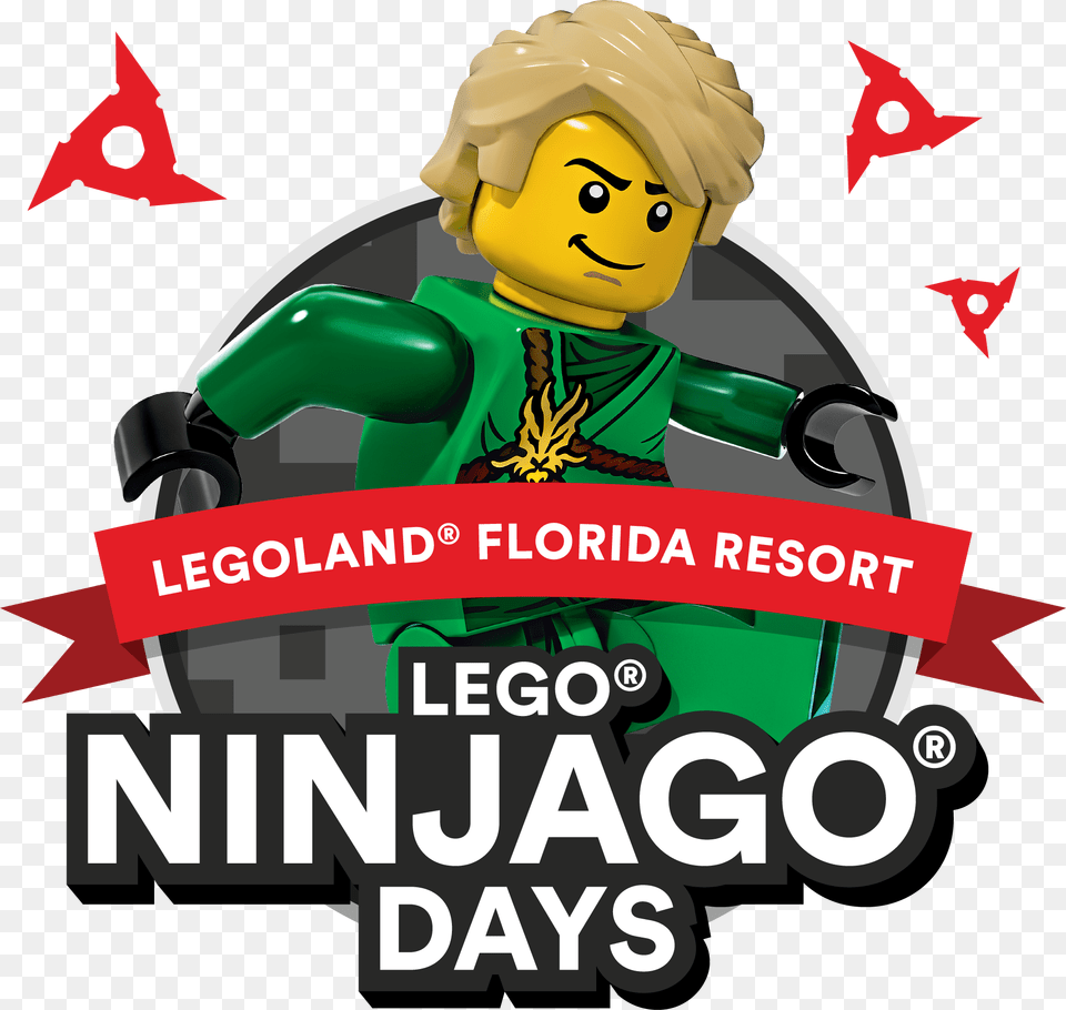 Legoland Florida Ninjago Days, Advertisement, Poster, Bulldozer, Machine Free Png