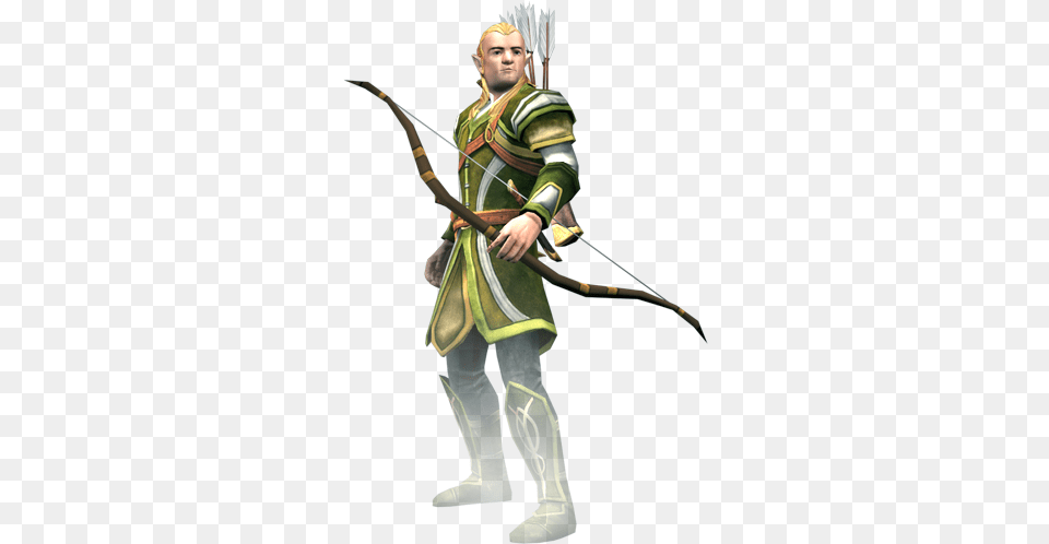 Legolas Model Art, Archer, Archery, Bow, Person Png Image