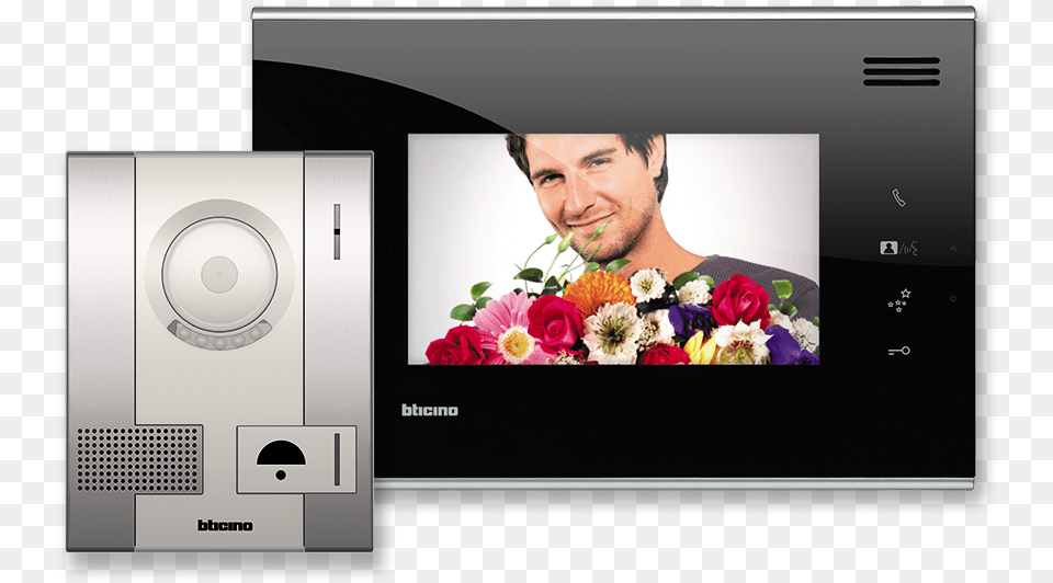 Legrand 2 Wire Video Intercom Kit Bticino Video Door Phone, Electronics, Adult, Person, Man Free Png