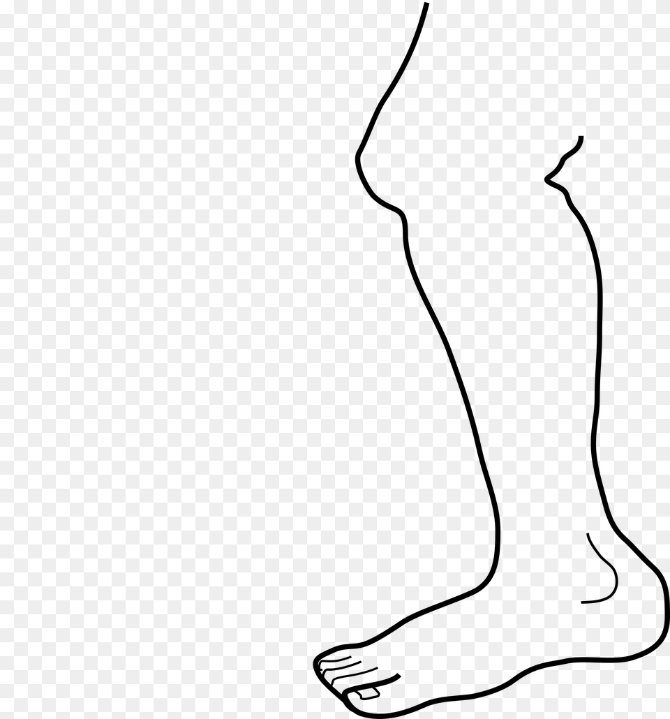 Legs Clipart L Be, Gray Free Png Download
