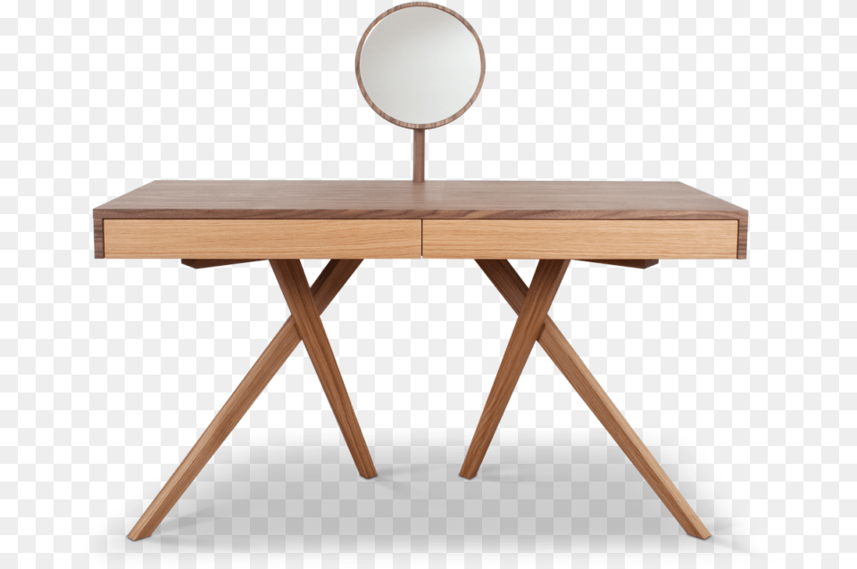 Legs Crossed Dressing Table Folding Table, Dining Table, Furniture, Desk, Coffee Table Free Png Download