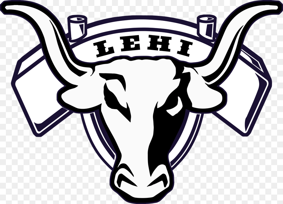 Lehi Football Logo, Animal, Cattle, Livestock, Longhorn Png Image