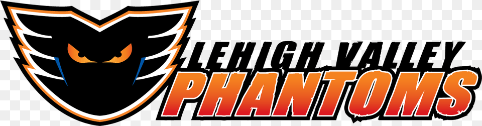 Lehigh Valley Phantoms Horizontal Logo, Emblem, Symbol Free Png Download