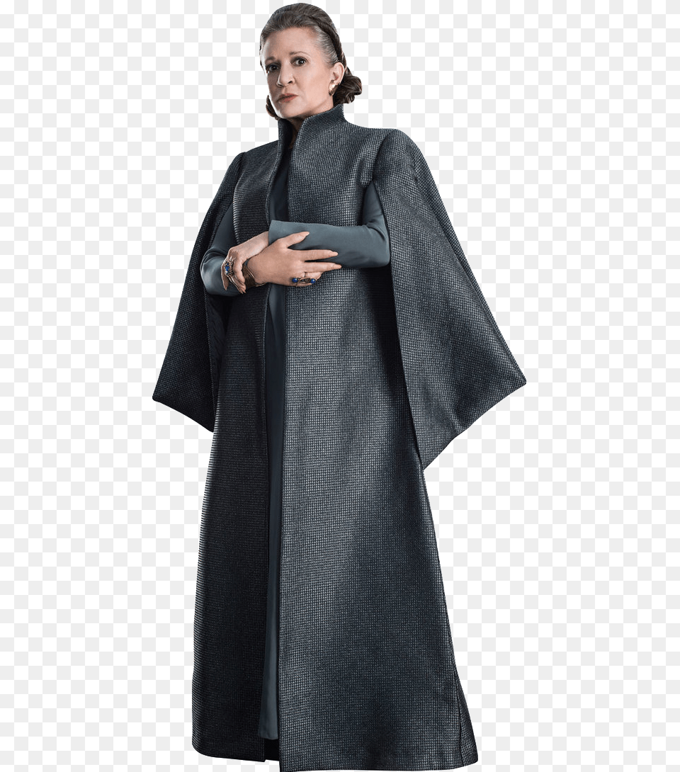 Leia Organa Leia Star Wars, Clothing, Coat, Fashion, Cape Free Png Download