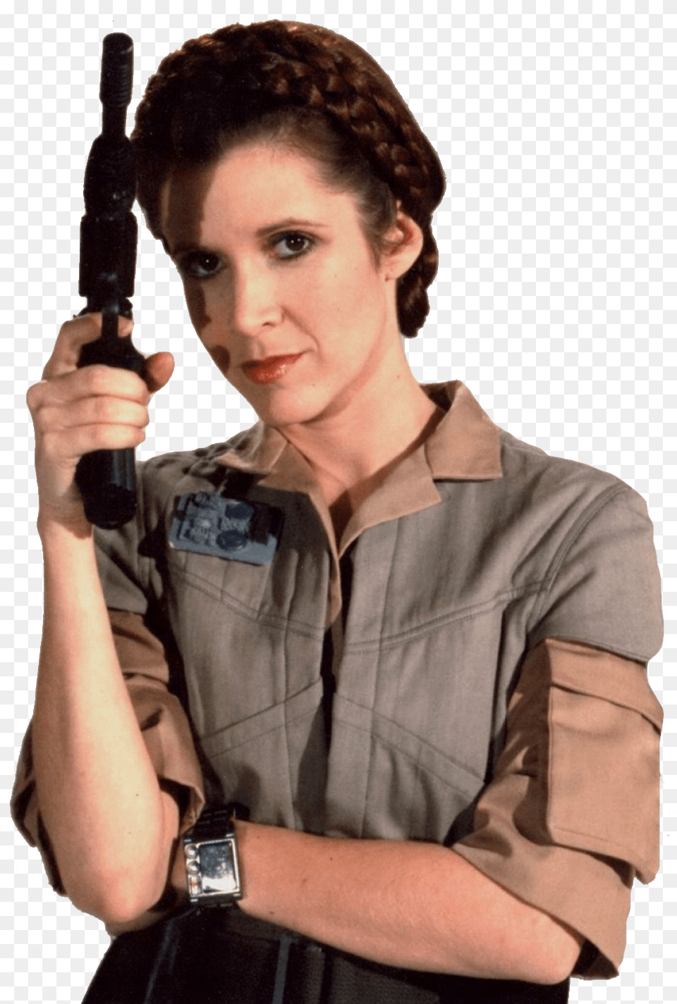 Leia Organa Return Of The Jedi, Head, Face, Weapon, Firearm Png