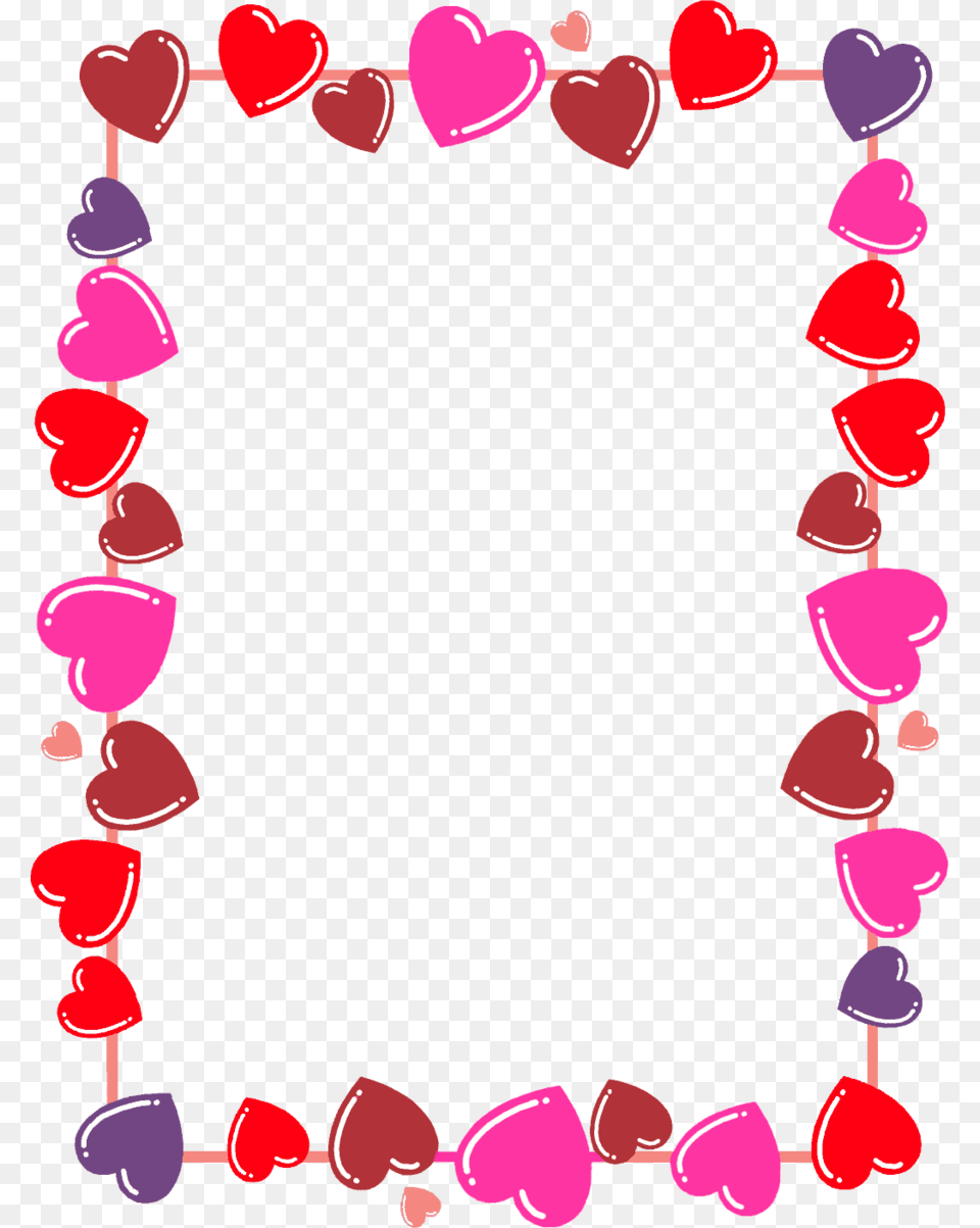 Leiaalisonlavigne Hearts Frameboarder By Leiaalisonlavigne Valentines Borders Clip Art, Balloon, Flower, Petal, Plant Png Image