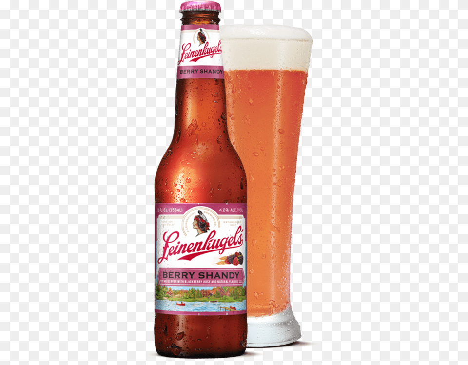 Leinenkugel Beer Berry Shandy, Alcohol, Lager, Beverage, Liquor Free Transparent Png