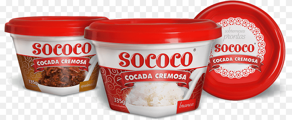 Leite De Coco Sococo, Dessert, Food, Yogurt, Cream Free Transparent Png