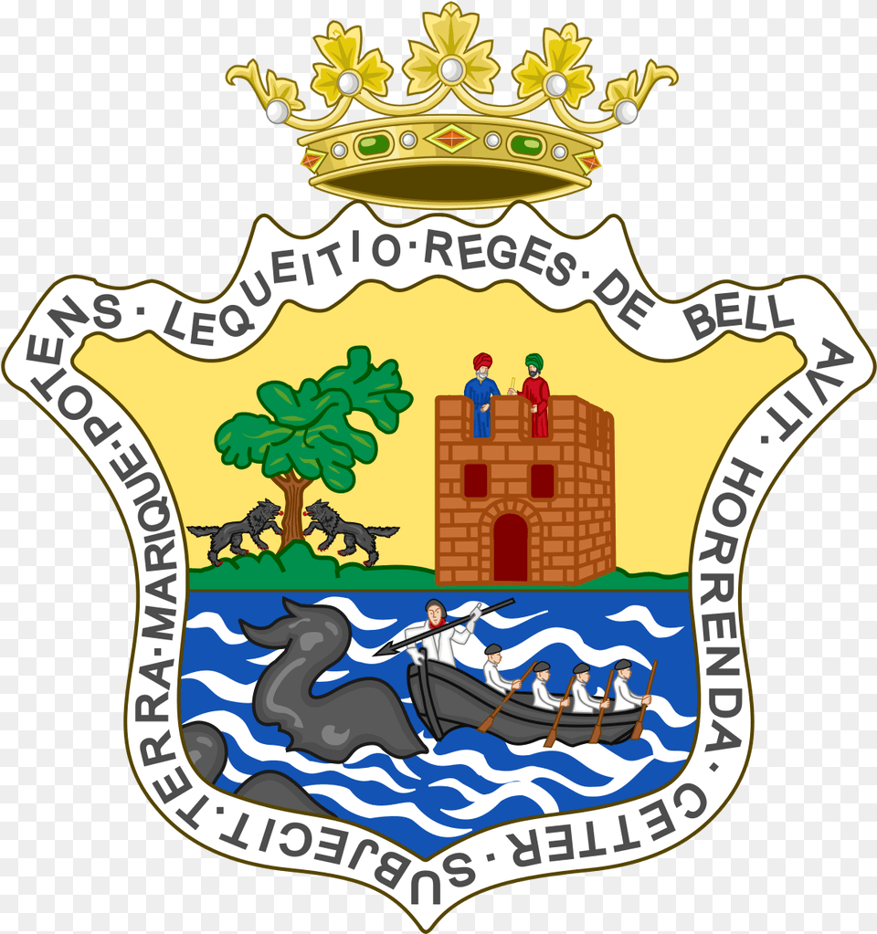Lekeitio Coat Of Arms, Badge, Logo, Symbol, Person Free Transparent Png