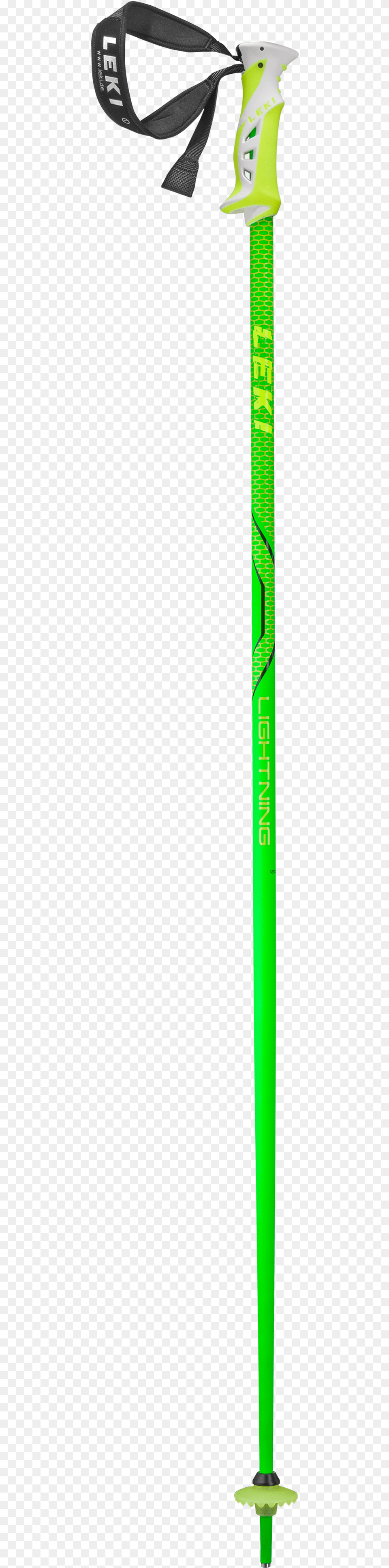 Leki Lightning Ski Poles Unisex Lightning Green 110 Leki Lightning Green Ski Poles Size 115 Cm Color, Sword, Weapon, Stick Png Image