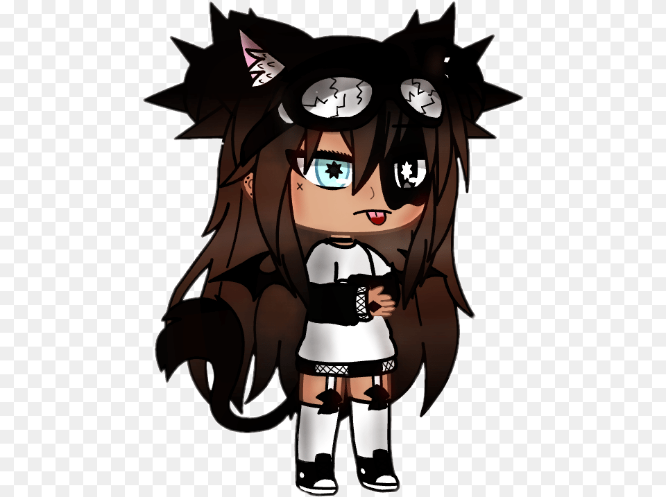 Lel I Know It S Ugly Gacha Life Wolf Girl Cute, Book, Comics, Publication, Baby Free Transparent Png