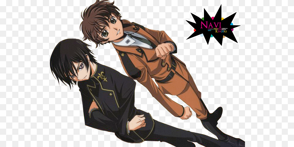 Lelouch And Suzaku Code Geass Lelouch And Rai, Book, Comics, Publication, Adult Png Image