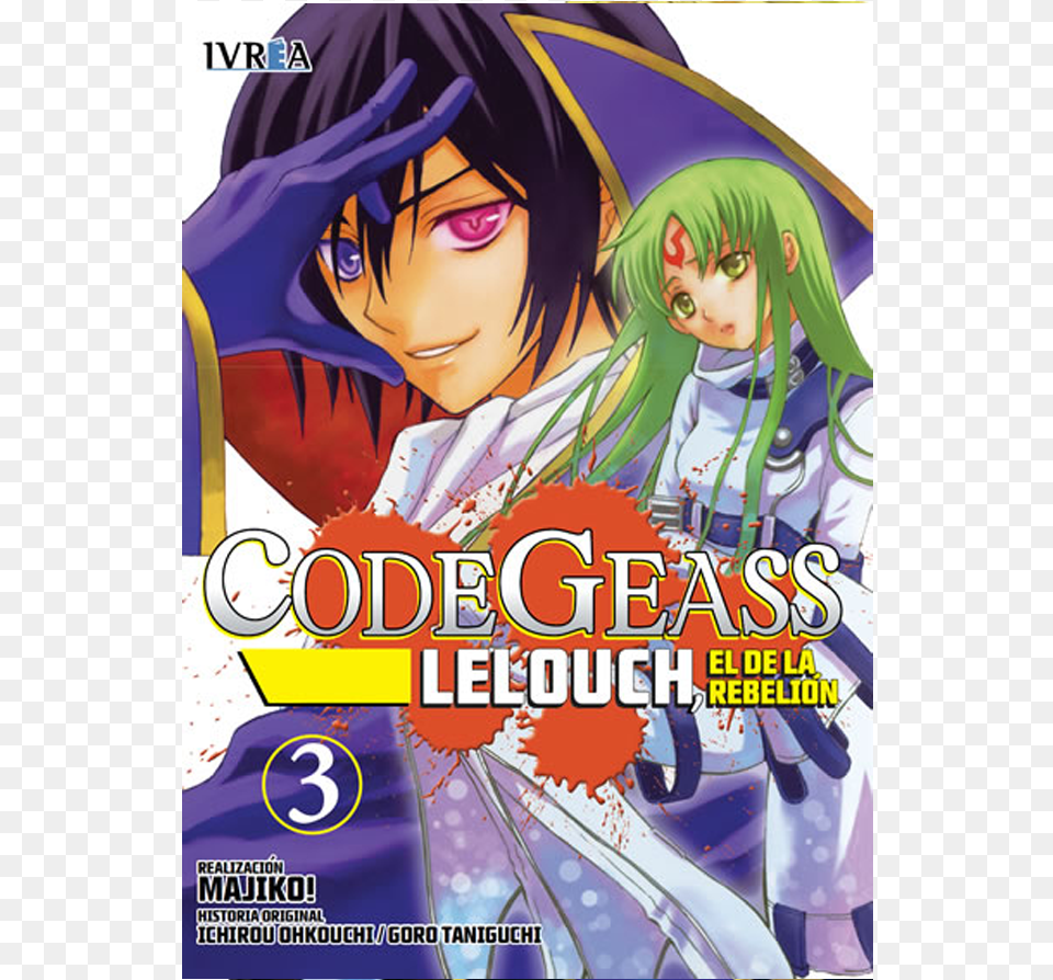 Lelouch Code Geass, Book, Comics, Publication, Adult Png Image