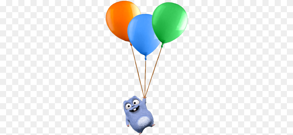 Lemming Attached To Balloons Grizzy And The Lemmings Transparent, Balloon Free Png Download