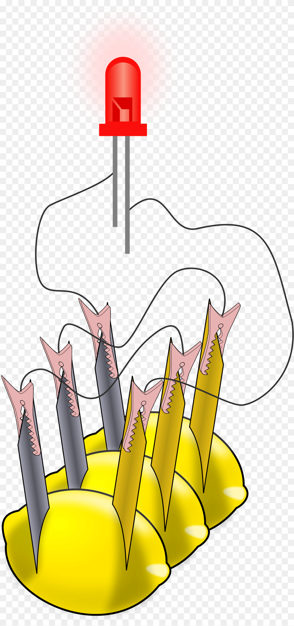 Lemon Battery With Copper Wires, Electronics Free Transparent Png