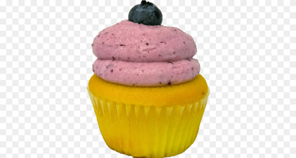 Lemon Blueberry Cupcakes, Food, Cake, Cream, Cupcake Free Transparent Png