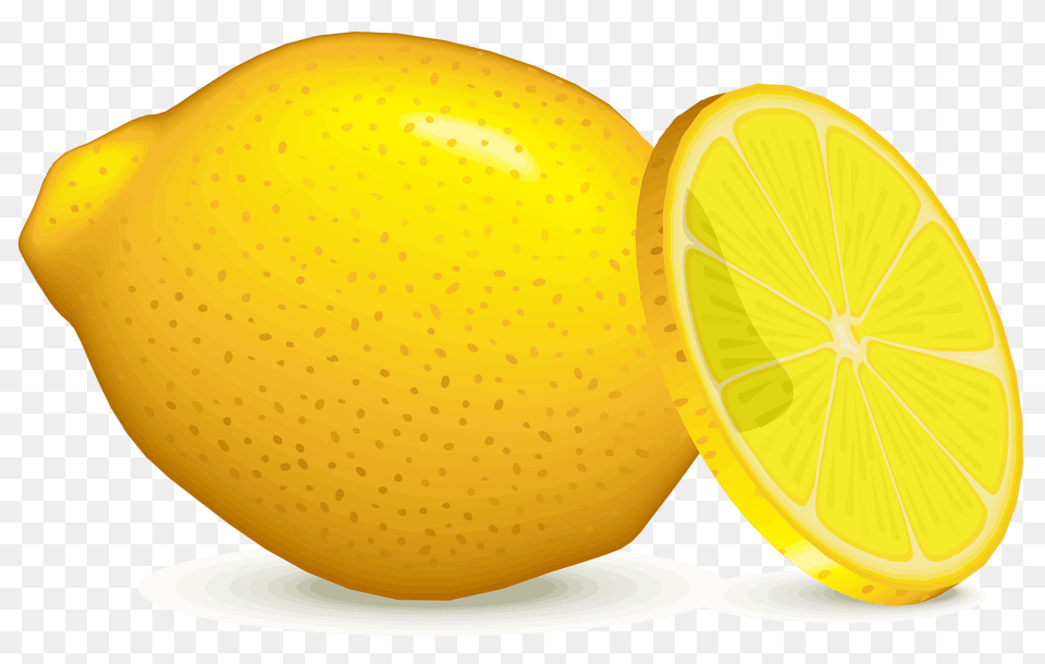 Lemon By Cactus Cowboy Clipart, Citrus Fruit, Food, Fruit, Plant Png Image