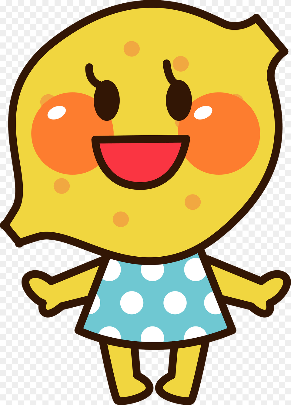Lemon Character Clipart Free Png