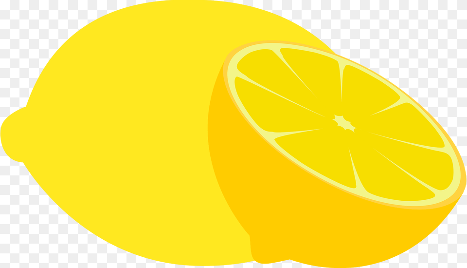Lemon Clipart, Citrus Fruit, Food, Fruit, Plant Png Image