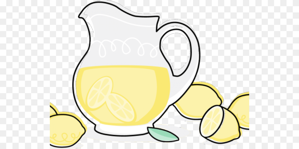 Lemon Clipart Lemonade Pitcher Lemonade, Beverage, Citrus Fruit, Food, Fruit Png Image