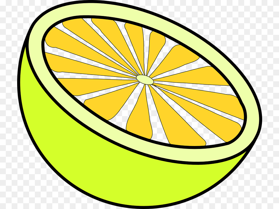 Lemon Cut Yellow Fruit Juice Citrus Sour Acidic Lemon Clip Art, Citrus Fruit, Food, Plant, Produce Png Image